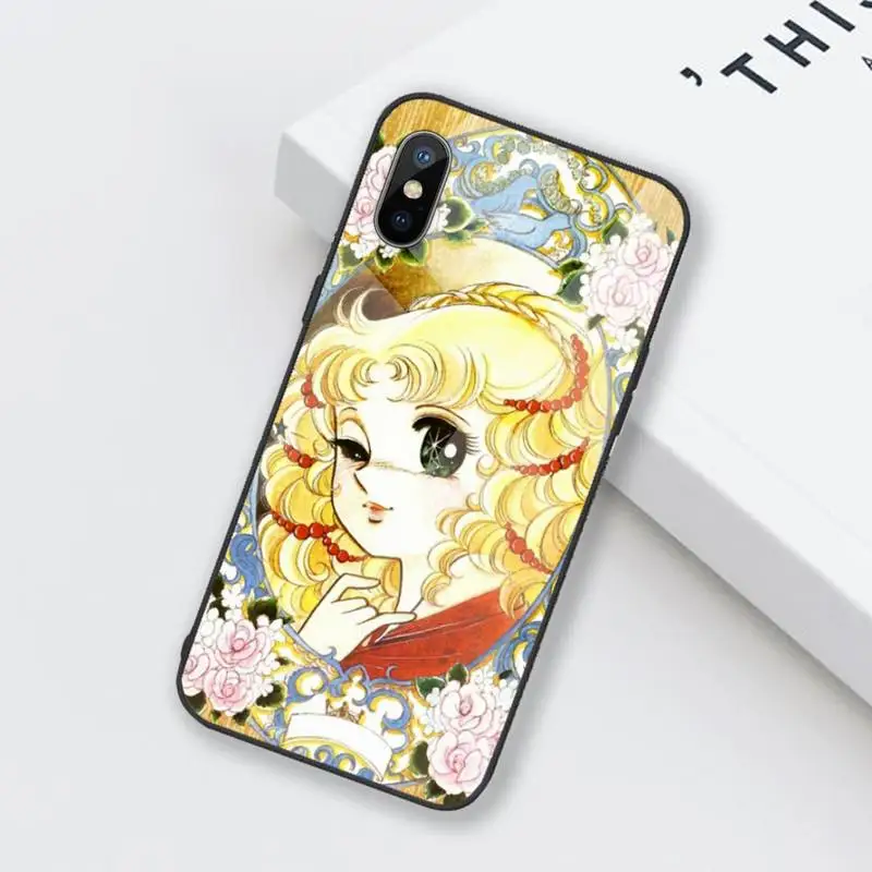 

Anime Manga Candy Phone Case Tempered glass For iphone 6 6S 7 8 plus X XS XR 11 12 mini PRO MAX
