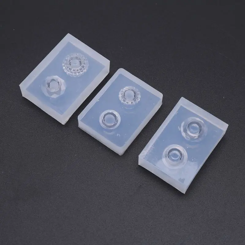 5 шт./компл. Кристалл УФ смолы бусины кубики эпоксидная смола формы с отверстиями