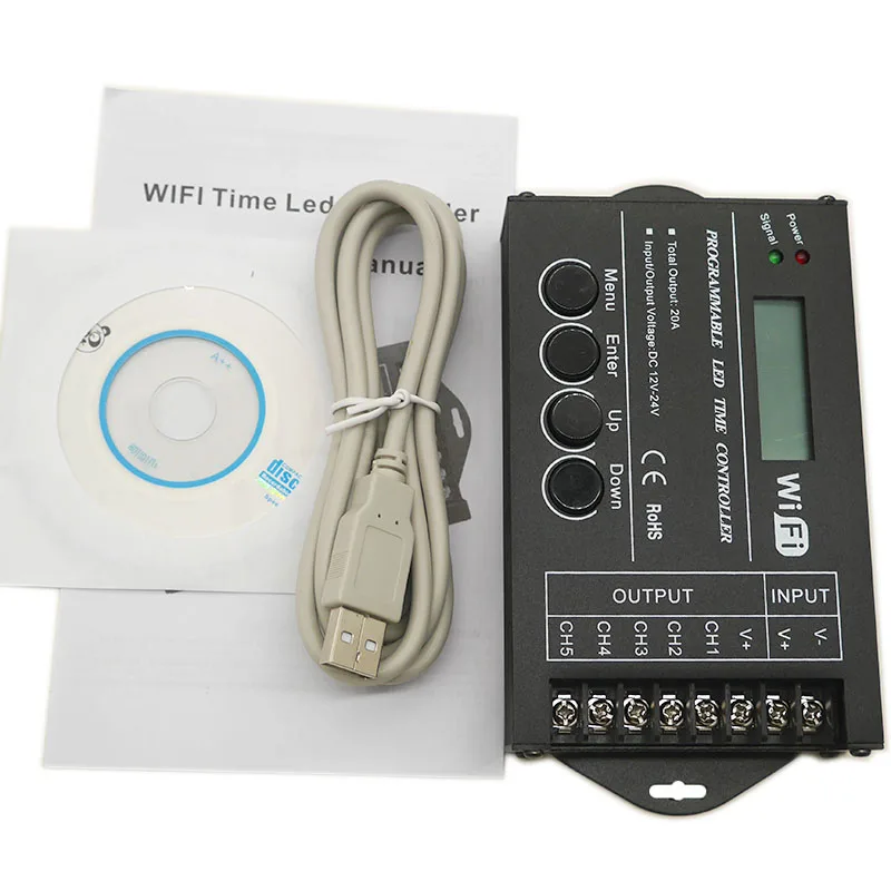 5 CH выход Модернизированный TC420 TC421 время программируемые светодиодные полосы