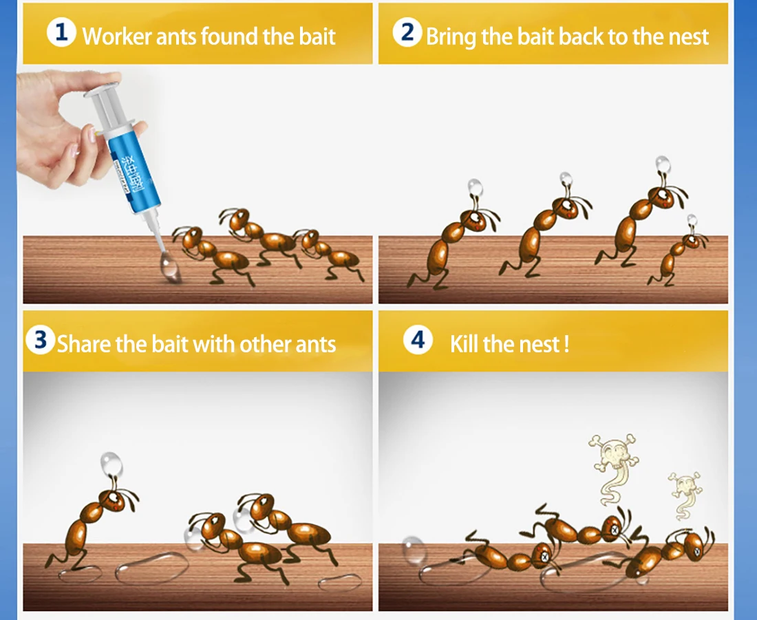 средство от муравьев отрава в саду Имидаклоприд муравьиный гель убийца приманка