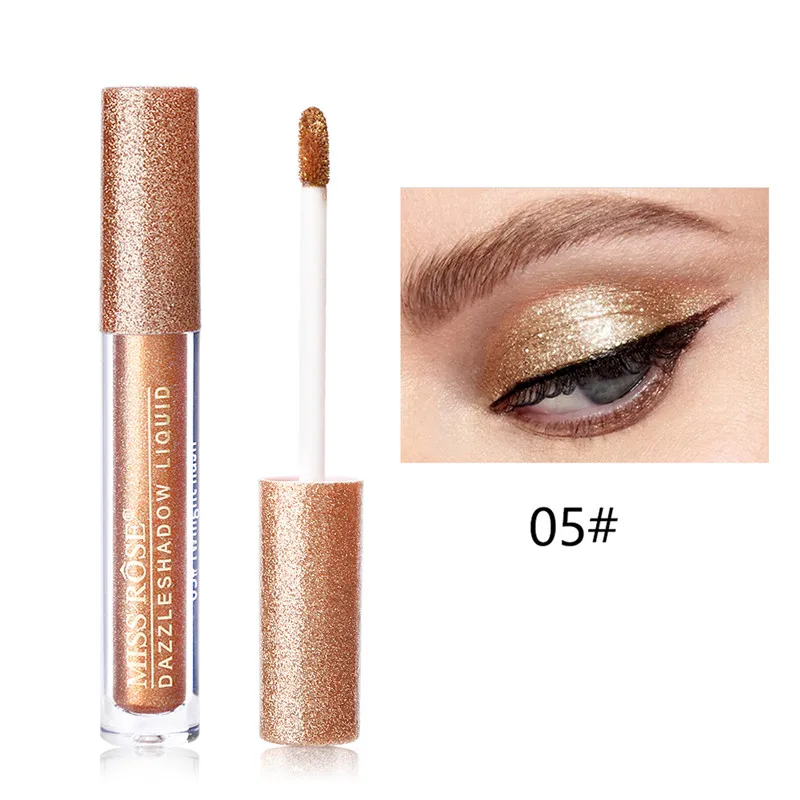 Жидкие тени для век Блеск Тени для век Ручка водонепроницаемый Dazzle Shimmer блестящий металлик вечерние глаза Косметика Макияж - Цвет: 05 twilight flash