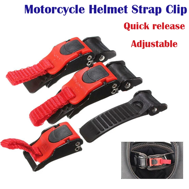 3 шт. мотоциклетный шлем пластиковый вытягивающийся пряжки регулируемый