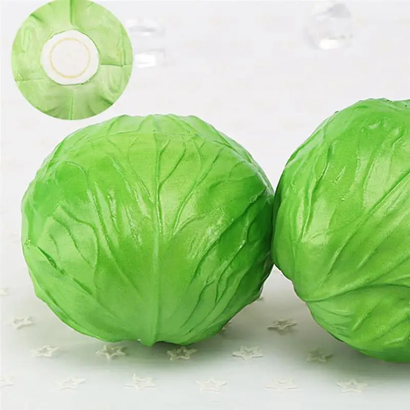 

Artificial Vegetable Realistic Cabbage Faux Vegetable Decor Photography Prop