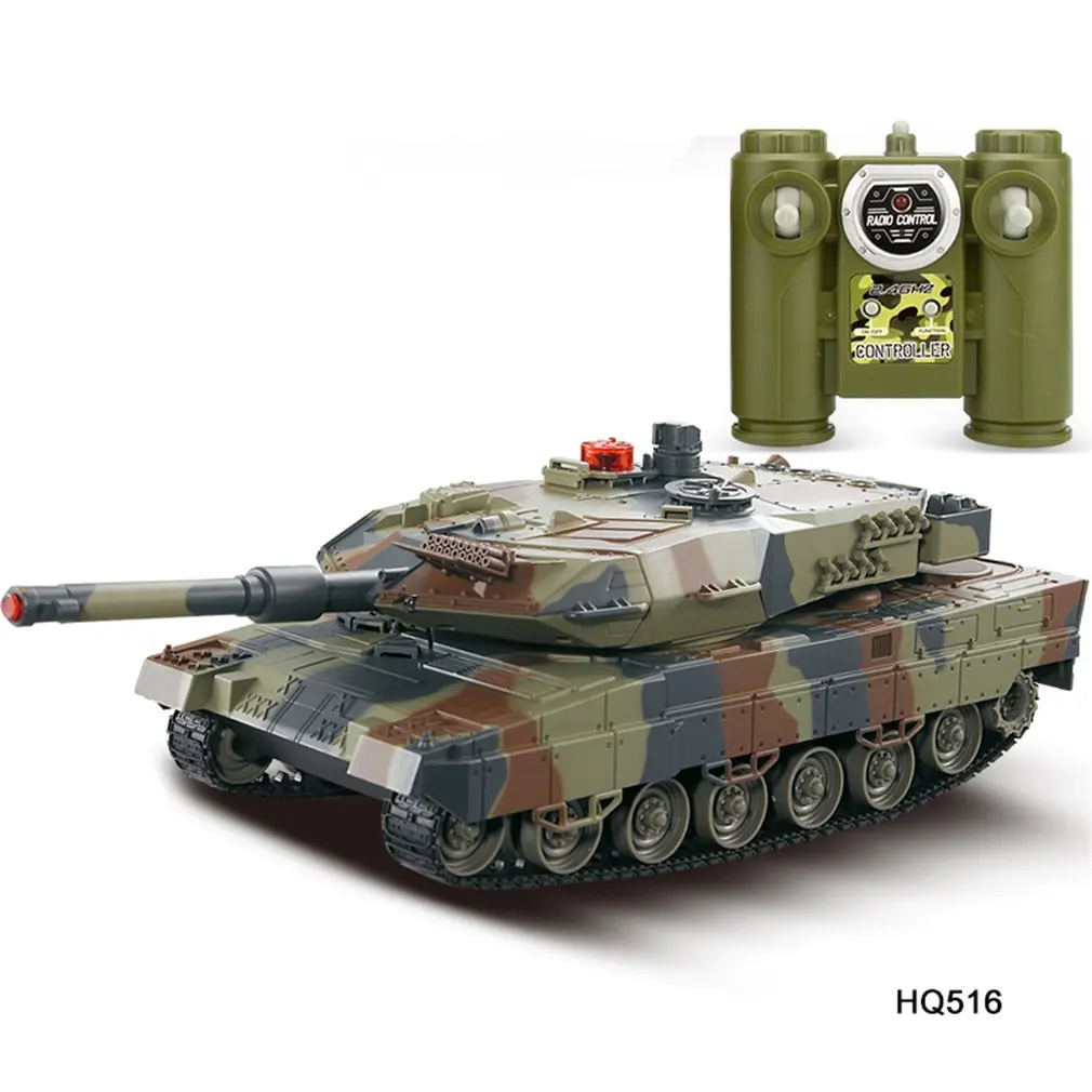 516 10 1/24 RC Гусеничный Танк ИК пульт дистанционного управления игрушки