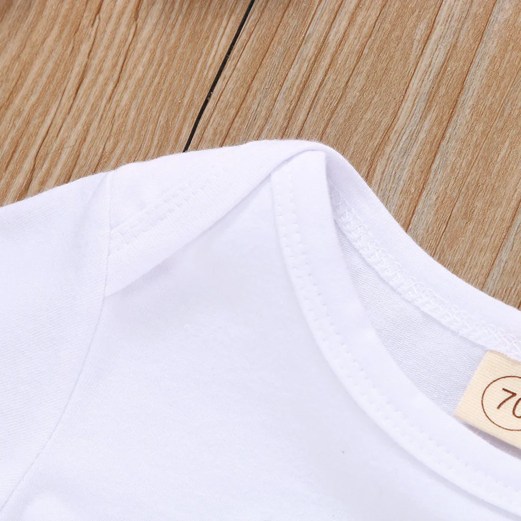 Комплект одежды из 3 предметов для маленьких мальчиков Рождественская футболка с