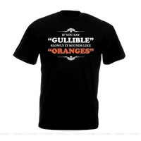 gullible oranges t shirt funny gift top bad joke dad husband fathers day silly tee shirt summer style casual wear