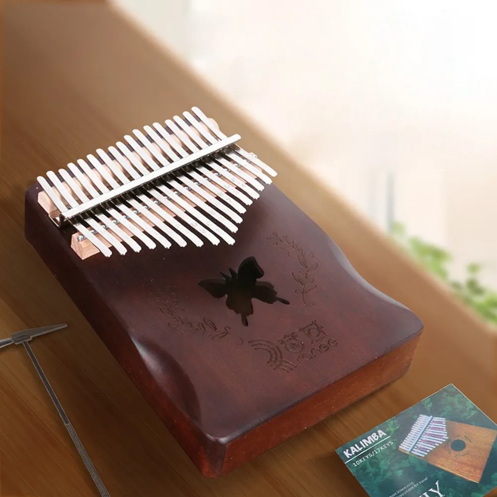 Kalimba 17-клавишные клавиши для пианино настройки клавиатура музыкального