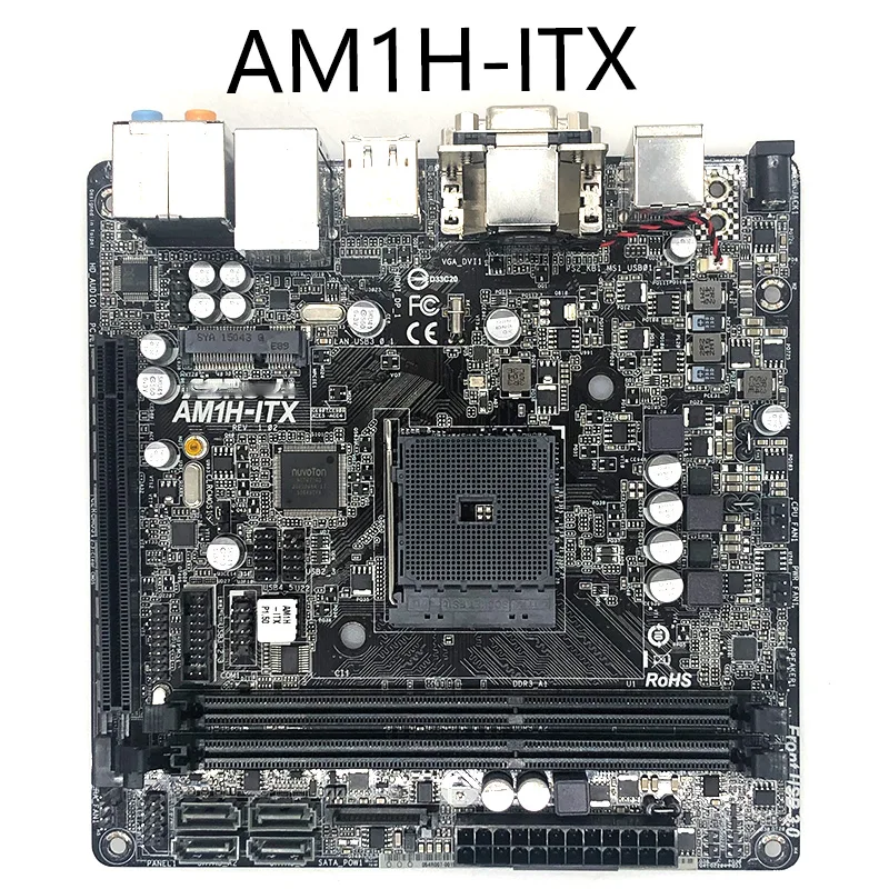 Pre-shipment test For AM1H-ITX AM1 DDR3 DC power supply mini ITX motherboard | Электроника