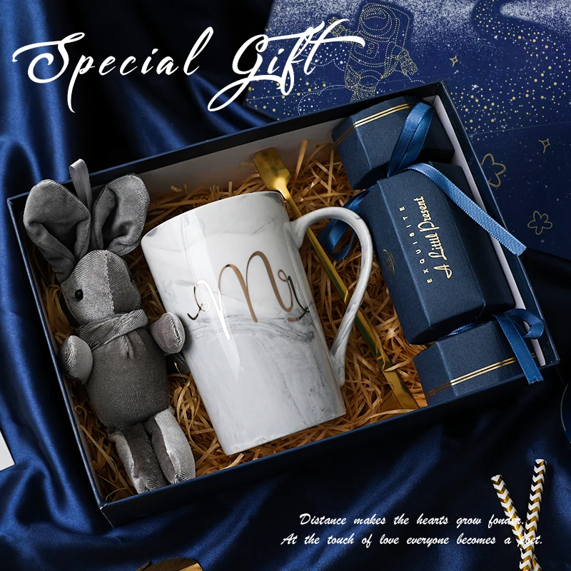 

Bridesmaid's creative and practical wedding best man gift box cute coffee mugs and cups coffee mug