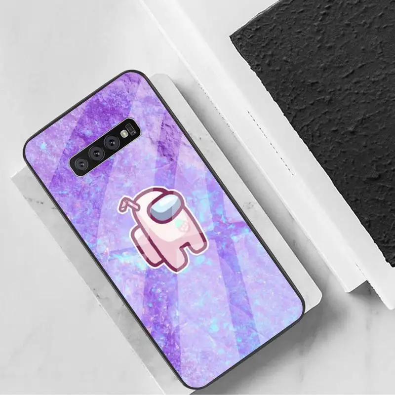 

New Fun Game Anti-fall Phone Cases Tempered Glass For Samsung S6 7 8 9 10 20 Plus Ultra Note8 9 10 10pro