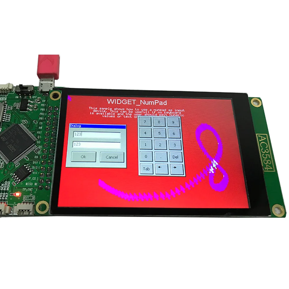 5 дюймовый сенсорный ЖК экран TFT с модулем дисплея 16 млн. цветов разрешение 3 5x480 HD