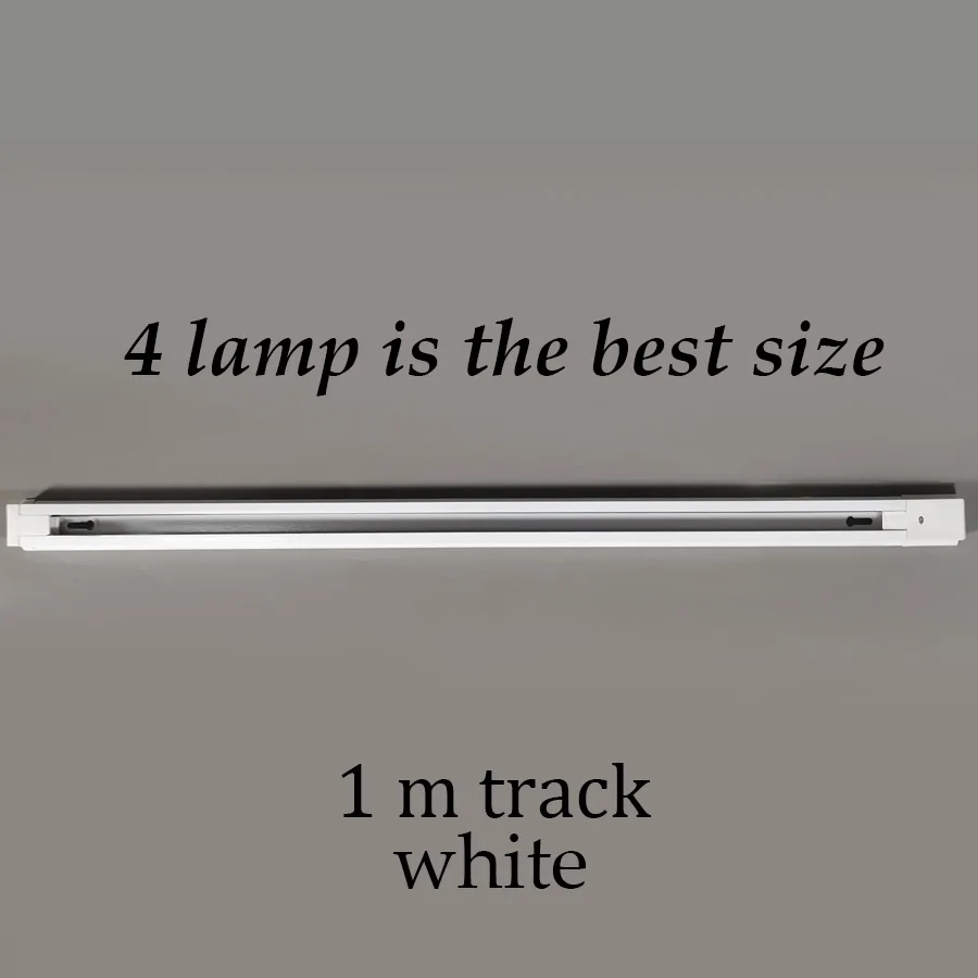 1 m track(white) Фэнтези остров светодиодный светильник AC85-260V 7 Вт 360+ 180 Угол вращения Cob светодиодный светильник для гостиной - Испускаемый цвет: 1 m track(white)