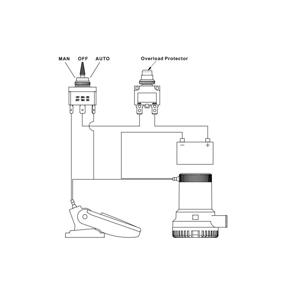 

SEAFLO Bilge Pump Panel Switch SFSP-015-02