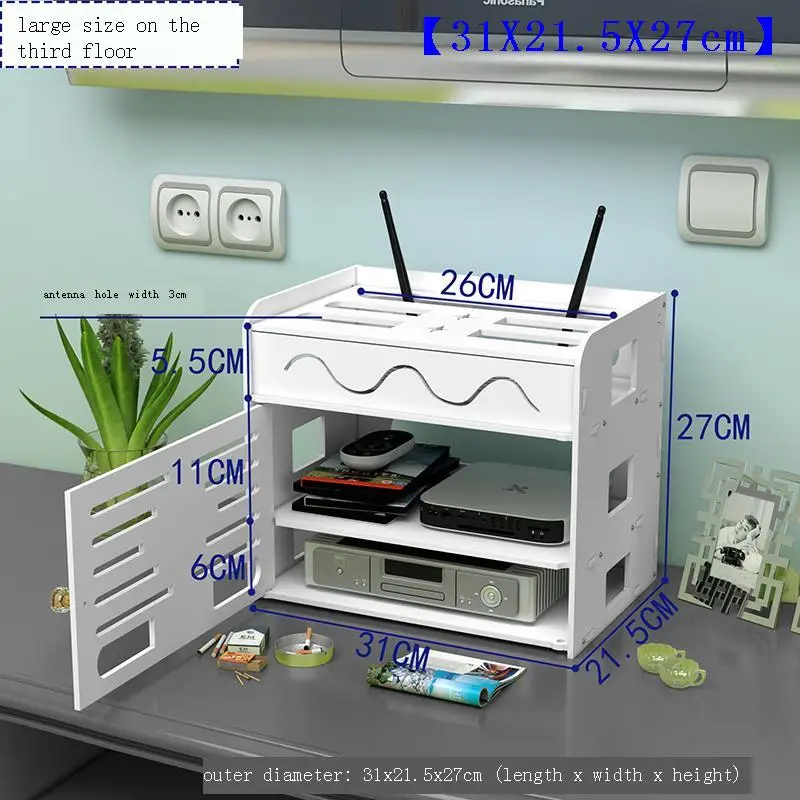 

Kutusu Secret Container Caixa Organizadora Tv Set-top Remote Control Holder Rangement Caja Almacenamiento Organizer Storage Box
