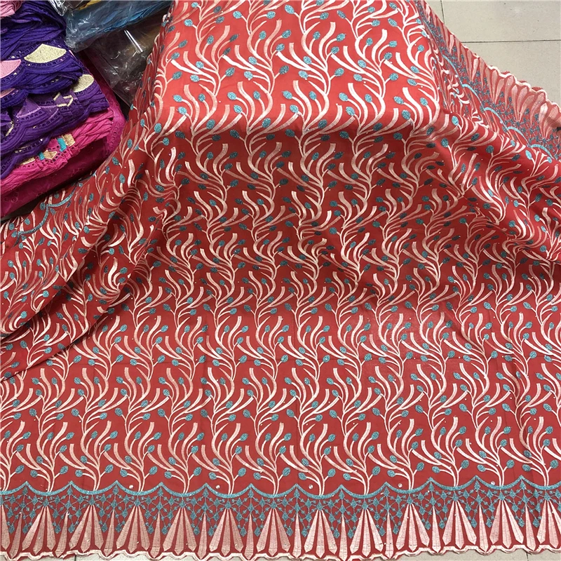 Новейшая швейцарская кружевная ткань нигерийское хлопковое кружево с вышивкой