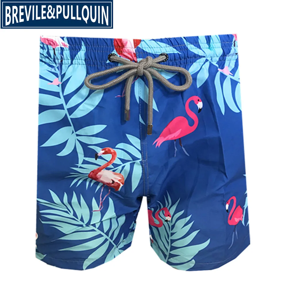 M Бренд Brevile pullquin пляжные обшитые мужские шорты Черепашки купальники взрослые бордшорты кошка Санта Клаус Скейтборд Человек пляжная одежда - Цвет: M