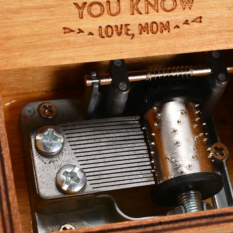 1 шт. Деревянная Классическая Музыкальная Коробка Подарочная шкатулка под