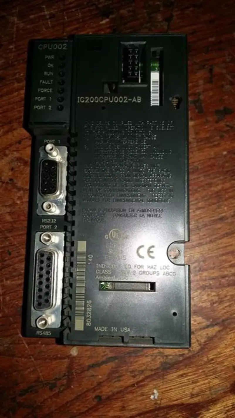 

IC200cpu002-AB GE Fanuc CPU Module Used