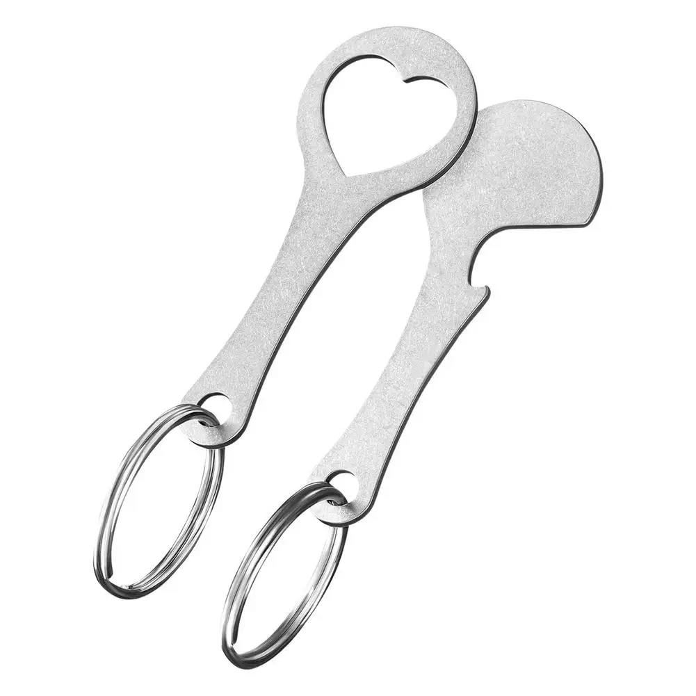 

Shopping Cart Detachable Keyrings Shopping Trolley Release Key Stainless Steel Key Rings 2PCS Universal Shopping Keychains