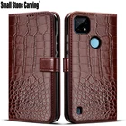 Кожаный чехол для Realme C21Y, чехол, кошелек, флип-подставка, чехол-книжка на Realme C 21y C21 Y RMX3261, чехол с магнитной застежкой