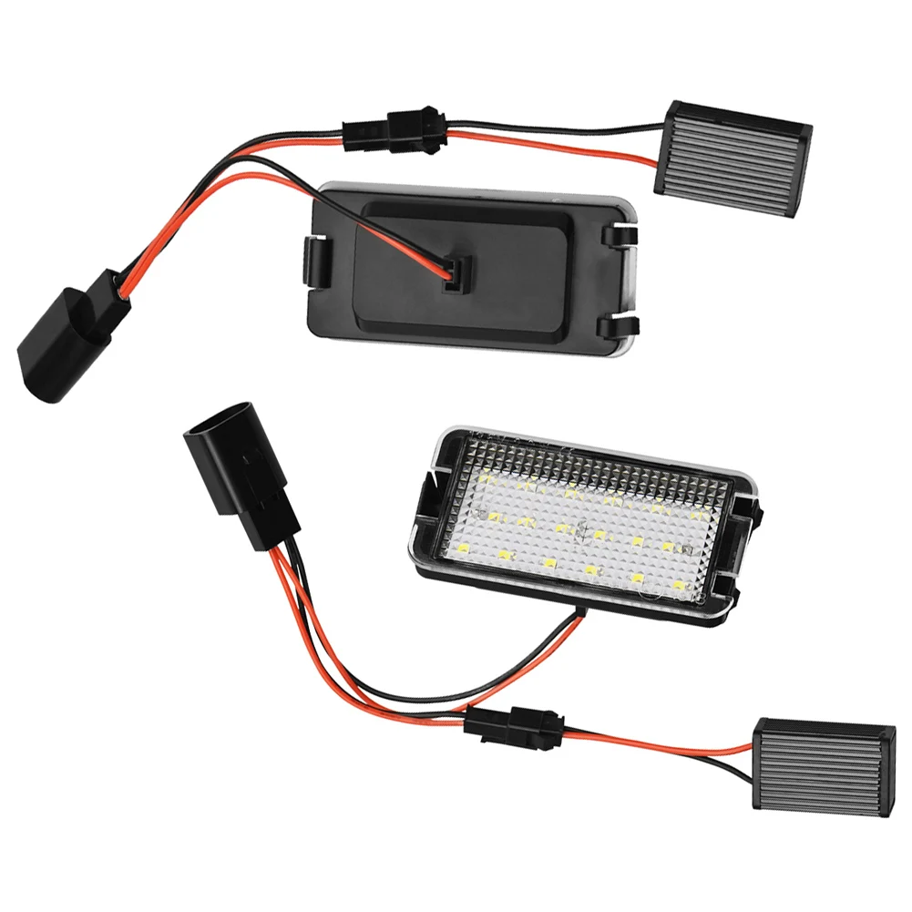 

2pcs Led License Plate Light Car Tail Light White Bulbs For Seat Ibiza 6L ab for Seat Altea CORDOBA/LEON/Toledo III 2004-2009