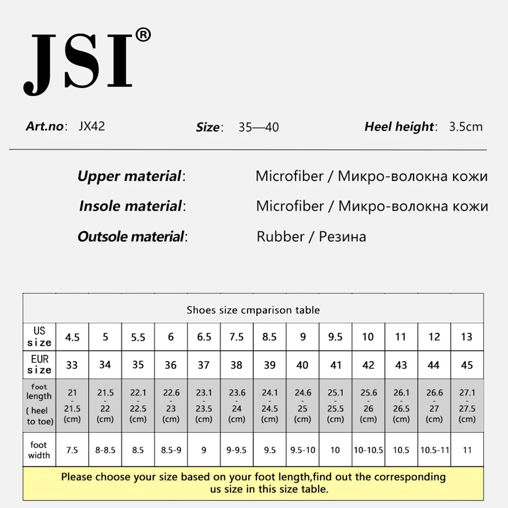 Женские туфли в горошек JSI с круглым носком из микрофибры без застежки на
