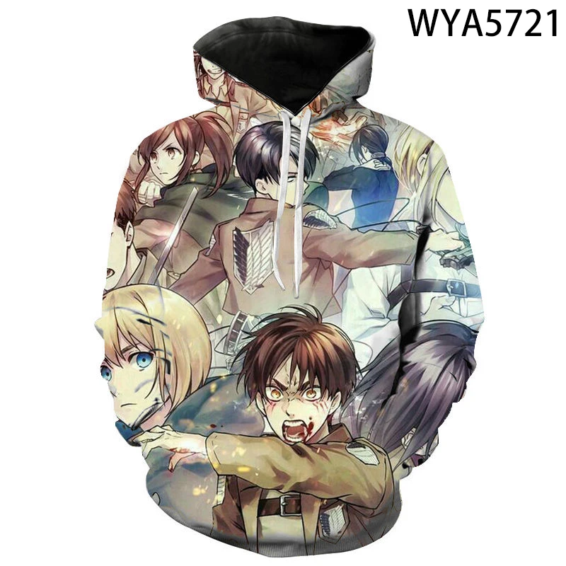 

Толстовки унисекс с 3D-принтом «атака на Титанов»