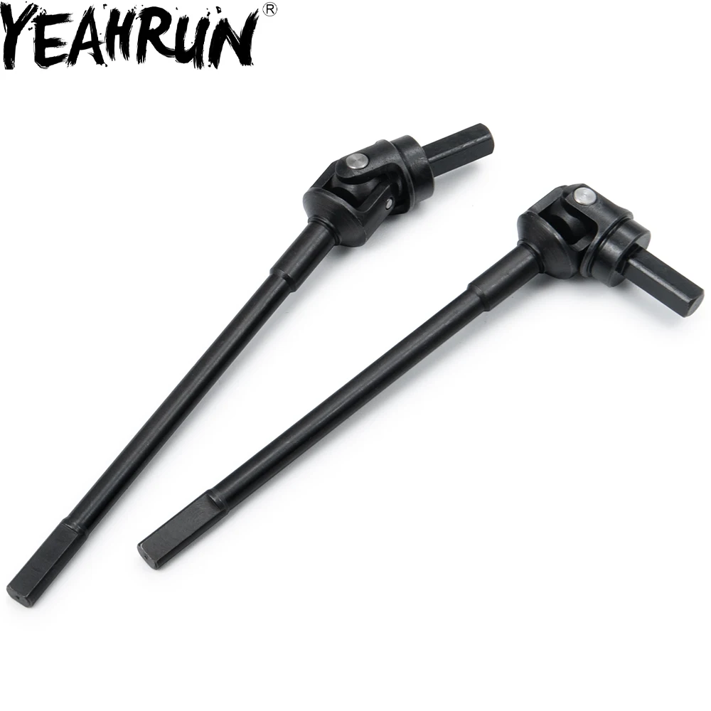 

YEAHRUN закаленной Сталь спереди Универсальный приводной вал сердечно-сосудистых заболеваний для SCX10-AXI03004 осевой винторогий UTB