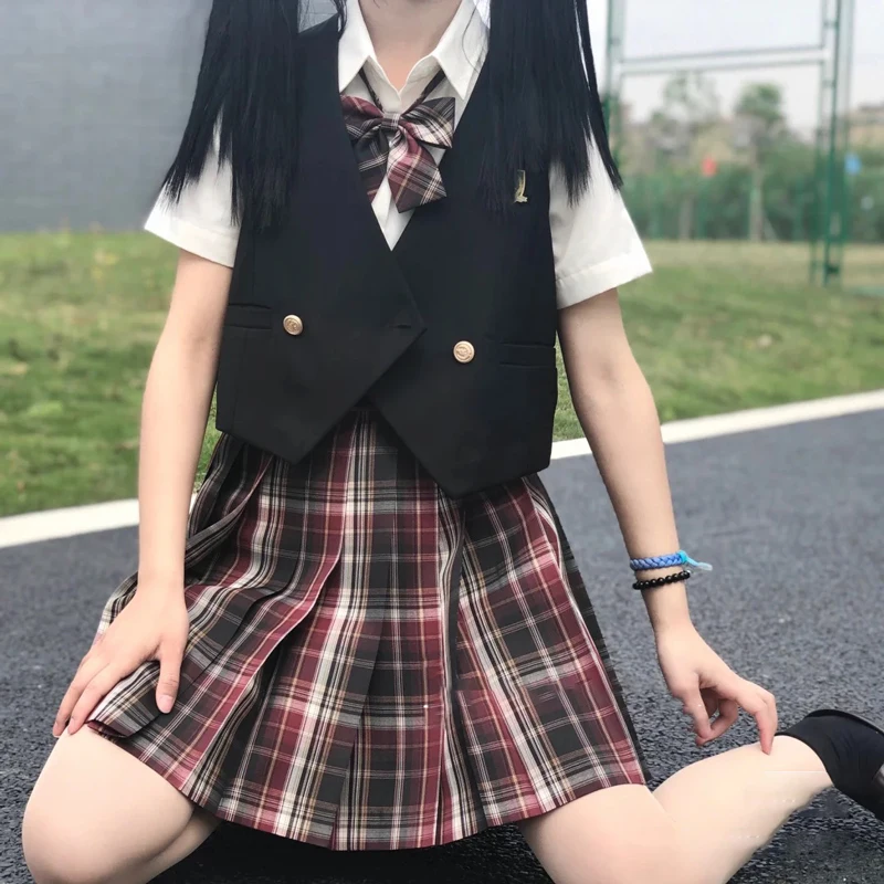 [Hei Yan] женские весенне-осенние жилеты жилет в Японской академии милый костюм для