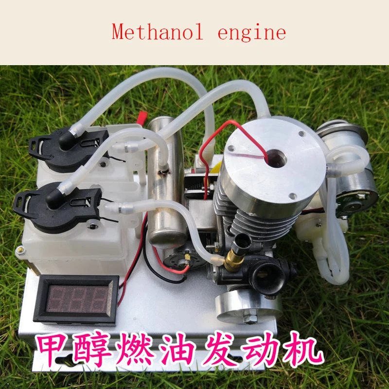 Одна кнопка запуска мини-двигатель метанол топливный двигатель маленький