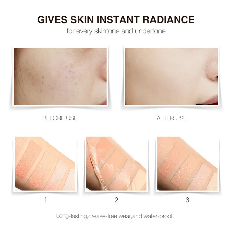 Popfeel основа для макияжа глаз консилер фотооснова лица стикер праймер макияж| |