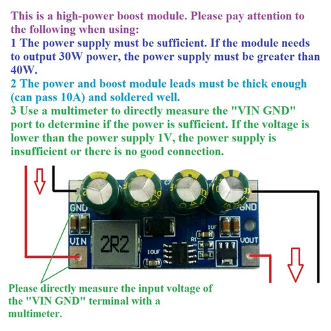 Повышающий преобразователь Aideepen DC 3.7V-18V