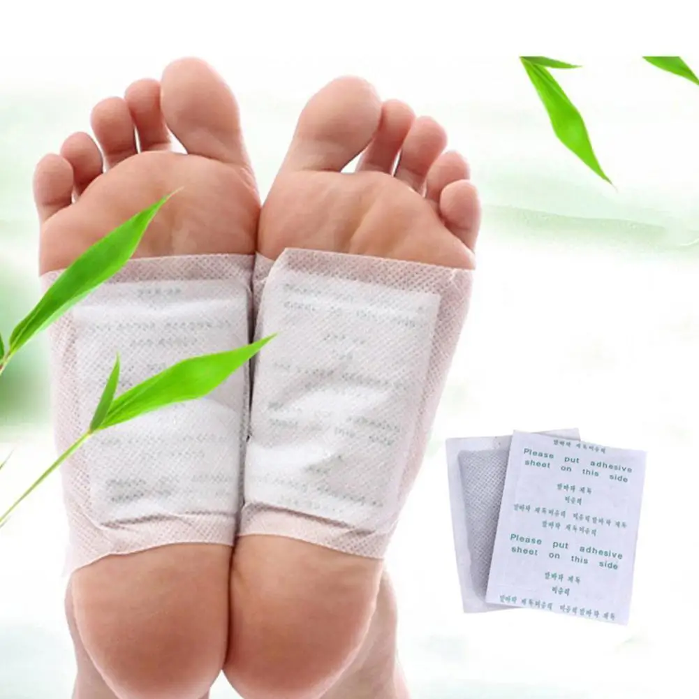 

Detox Foot Patchs With Adhersive Foot Care Tool Improve Sleep Bamboo Pads For Foot Detox