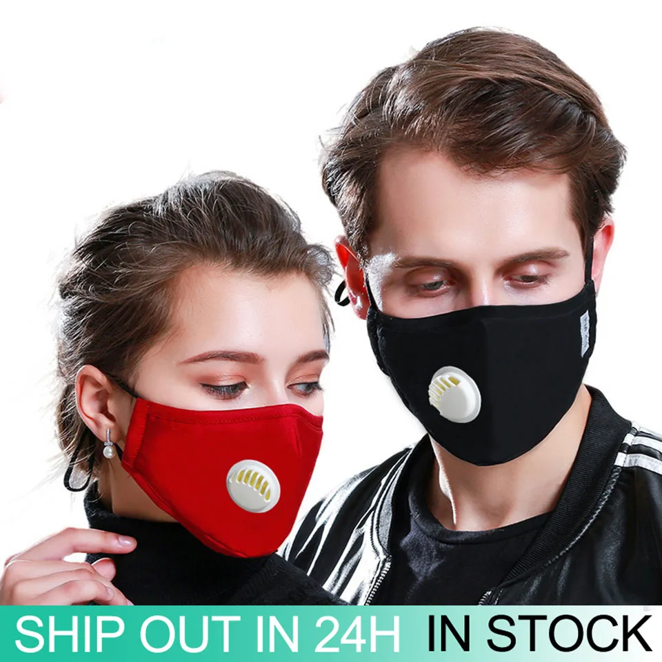 1 шт. черная PM 2 5 Маска для рта противопылевая маска Модная хлопковая