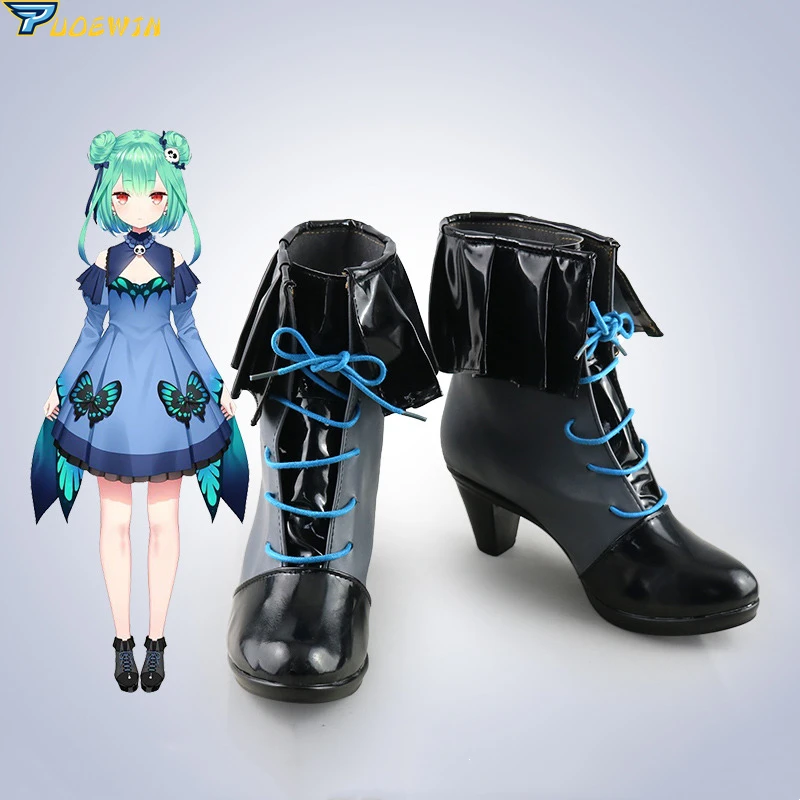

Vtuber Hololive Uruha Rushia Cosplay Shoes Boots