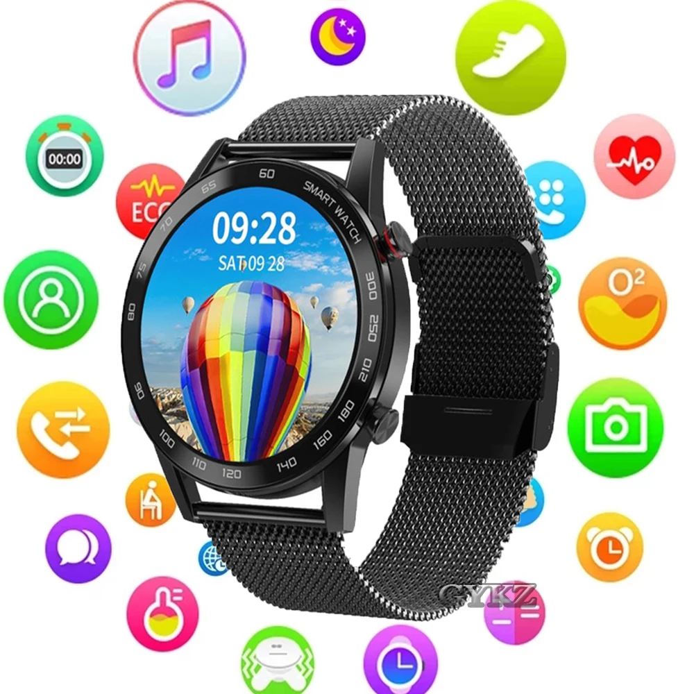 GYKZ DT95 ECG + PPG монитор сердец Rtae женские Цифровые Смарт часы Bluetooth вызовы