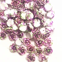 100pcs 14mm resin flowers decorations crafts flatback cabochon embellishments diy accessories