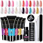 Полипропиленовый набор гелей для ногтей Limegirl, лак для быстрого наращивания ногтей, 15 мл