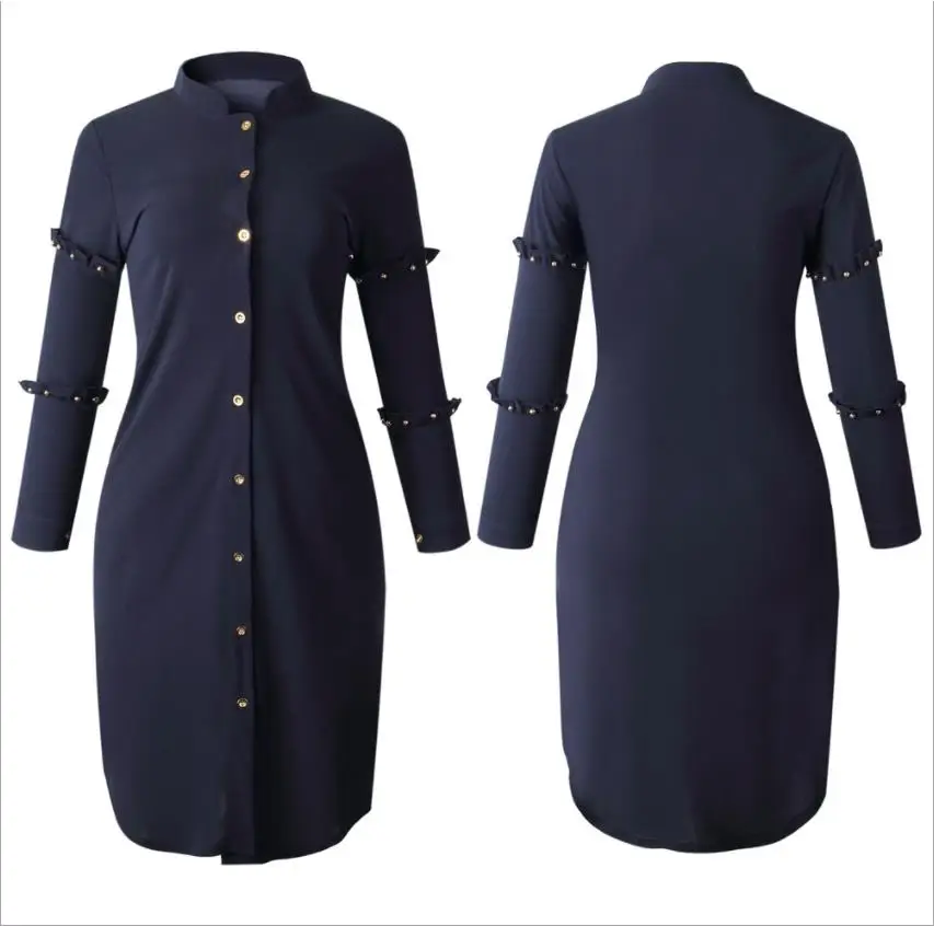 Женское платье в африканском стиле лето осень рубашки платья для женщин