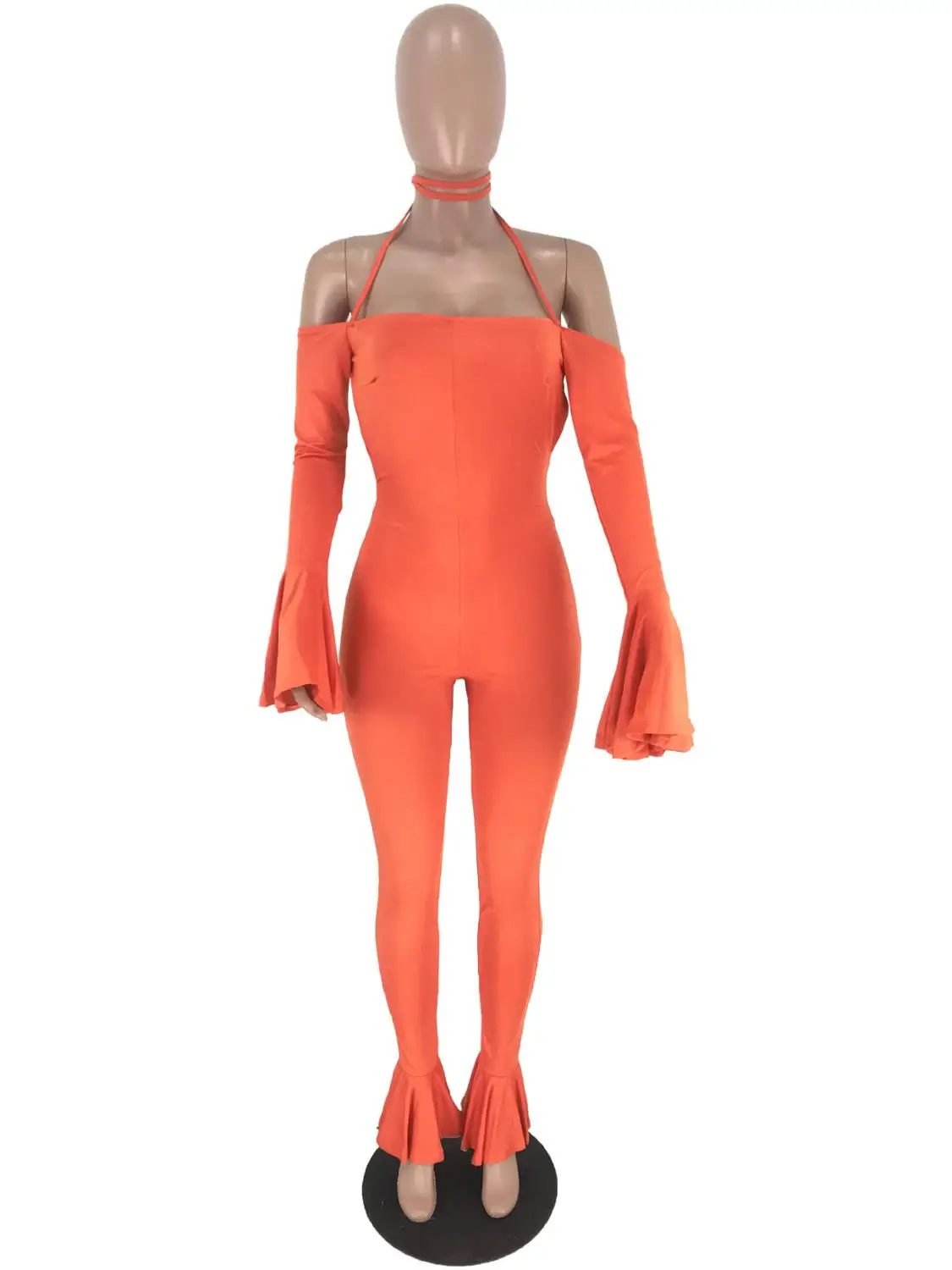 Wjustforu сексуальный клубный комбинезон с открытой спиной для женщин облегающий