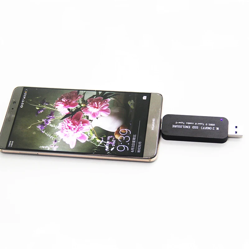QINDIAN М.2 SSD/Жесткий диск/HDD Корпус USB 3.0 Type C Внешний кейс для жесткого диска для SSD 2230 2240.