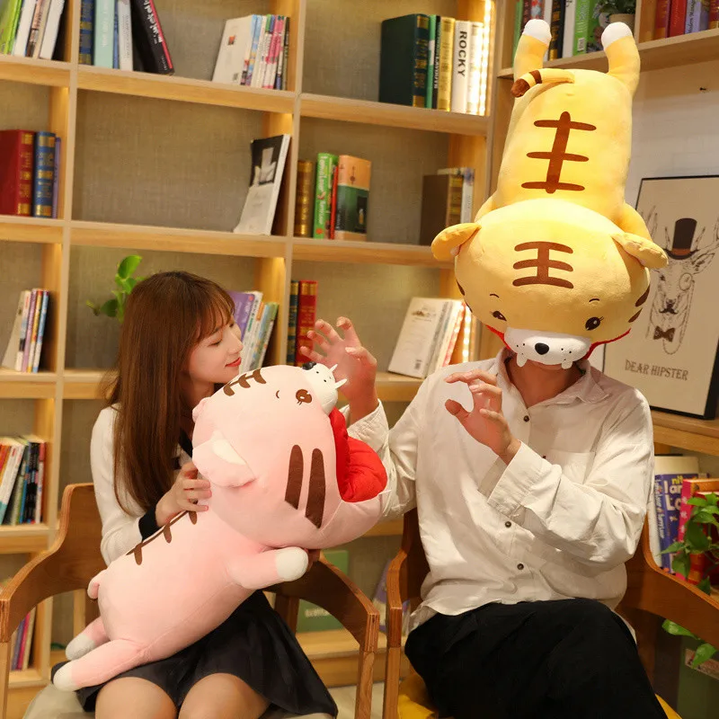 

70 см Новый стиль милые фотообои большая рыба тканевая кукла Тигр мягкие животные Детский подарок на день рождения