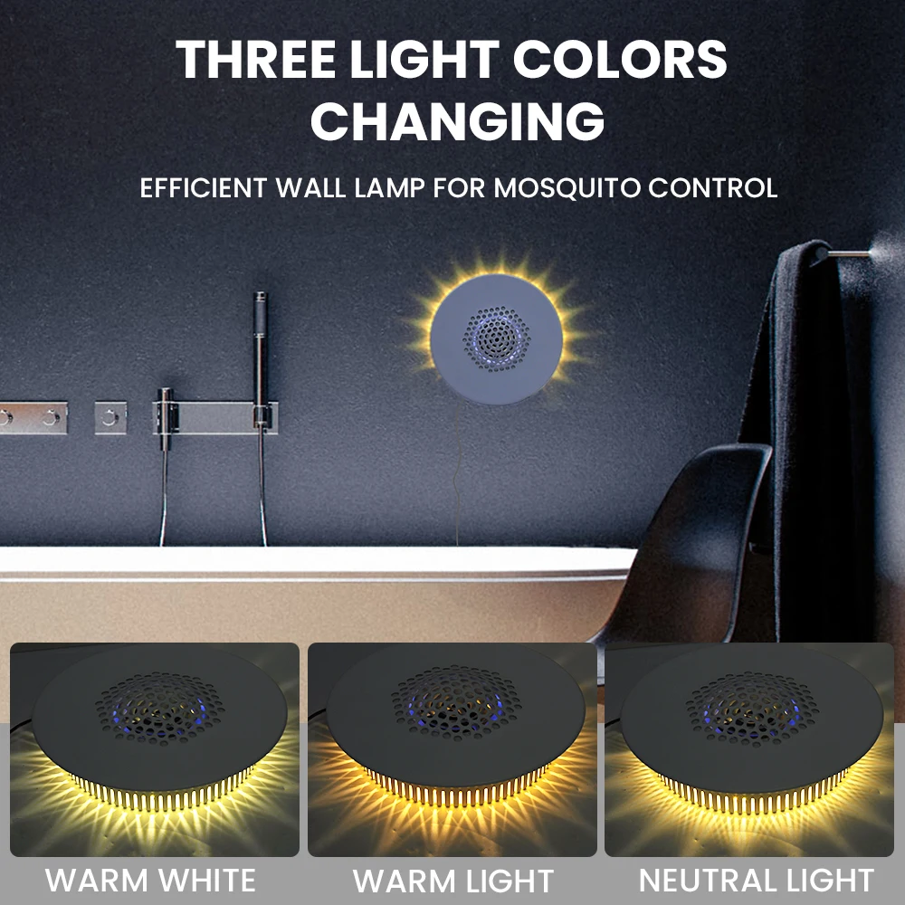 

Lamp Anti-Mosquito LED Wall Lamp Trap Mosquito Killer Lamp Night Light USB Charging DC5V BUG Zapper led wall lamp for bedroom