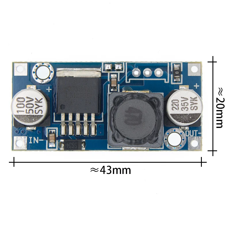 LM2596HVS LM2596HVS LM2596 HV LM2596HV DC-DC Регулируемый понижающий преобразователь модуль питания 4,5-50 в до 3-35 в ограничитель - Цвет: LM2596HVS