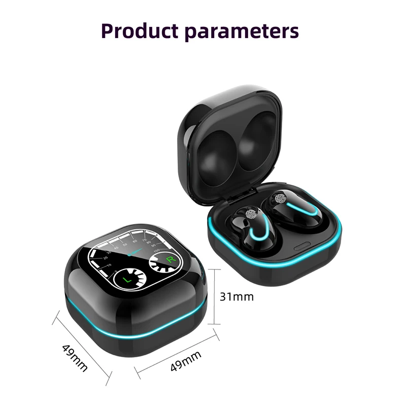 

Savioke S6SE Wireless TWS headphone Bluetooth 5.0 earphone HIFI Headset sports earbuds with charge box for all smartphone