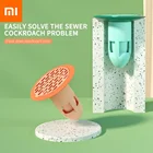 Фильтр для слива ванны и душа Xiaomi, Силиконовая пробка, дезодорант, дренажный фильтр для ванной комнаты, насекомые и дезодорант