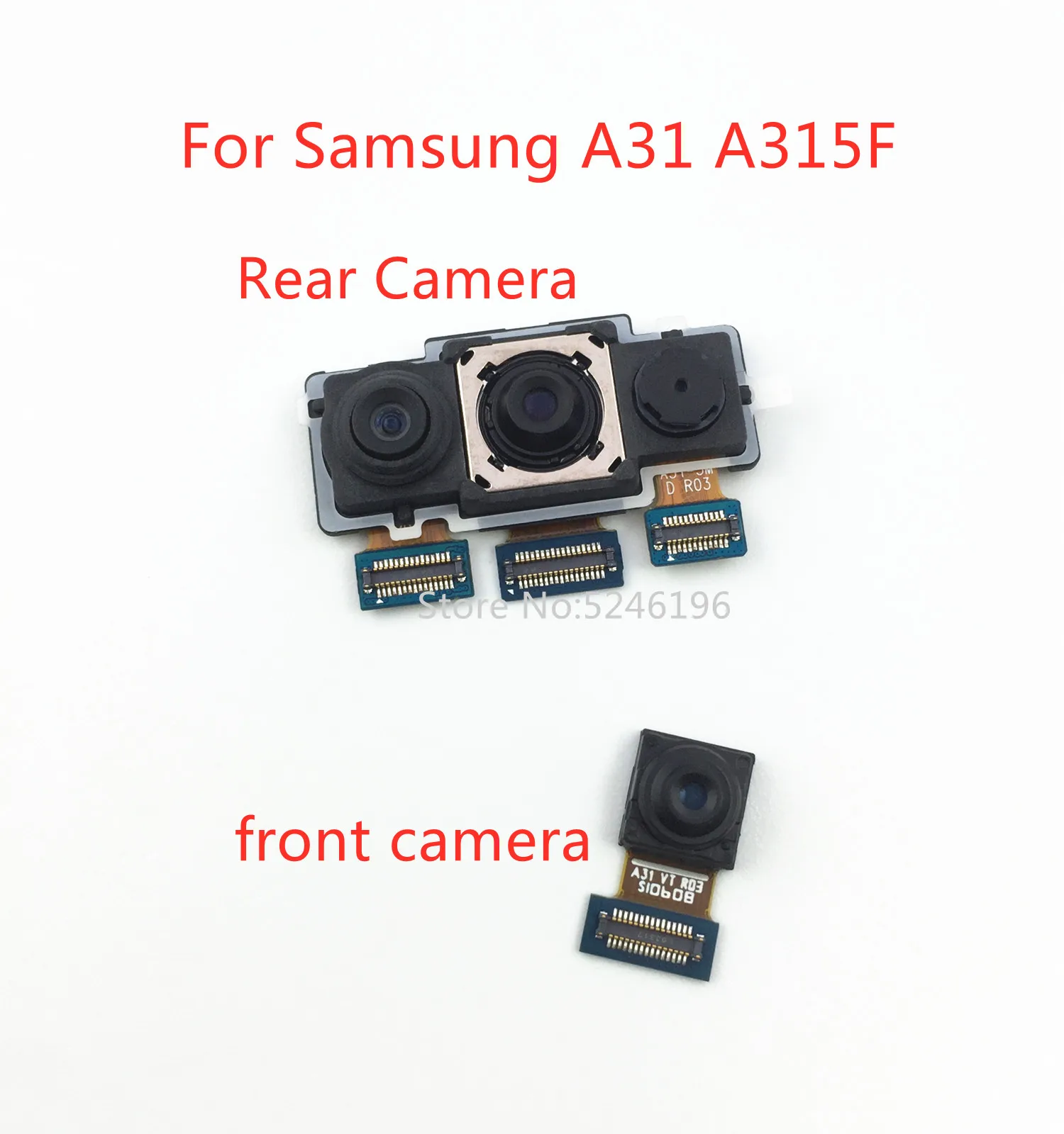 

1 шт. задняя большая Основная камера Фронтальная камера Модуль гибкий кабель для Samsung Galaxy A31 A315 A315F оригинальная Запасная часть