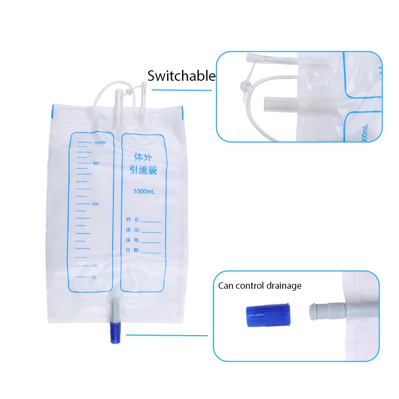 1 шт. медицинский силиконовый мешок для мочи 1000 мл | Красота и здоровье