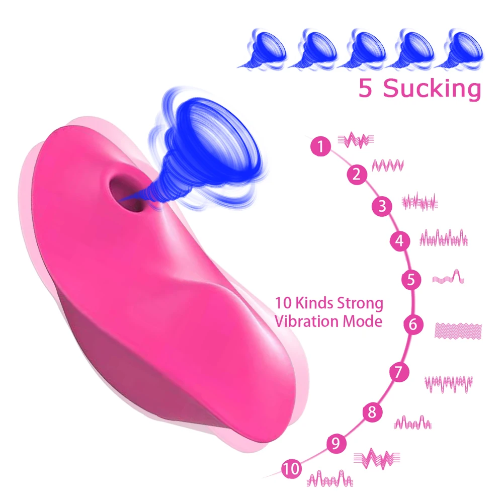 Невидимый всасывающий вибратор для женщин Стимуляция клитора приложение Bluetooth