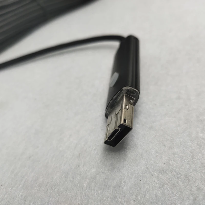 USB инспекции Камера 6 светодиодный 9 мм Dia Водонепроницаемый эндоскопа 5 м бороскоп